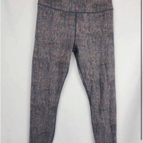 Varley Gray/Brown Patterned Leggings - Picture 4 of 4